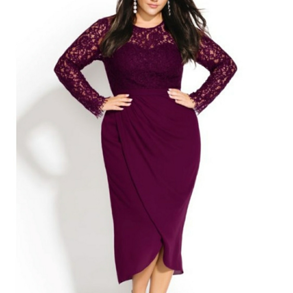 Burgundy Bordeaux Wine Dress